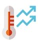 Temperature data broadcast