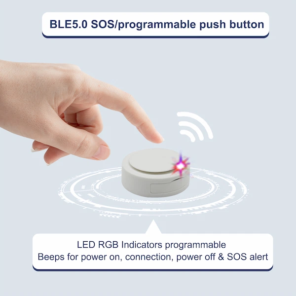 SCiE5 push button beacon