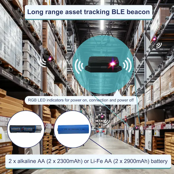 STIE4 asset tracking BLE 5.0 Beacon